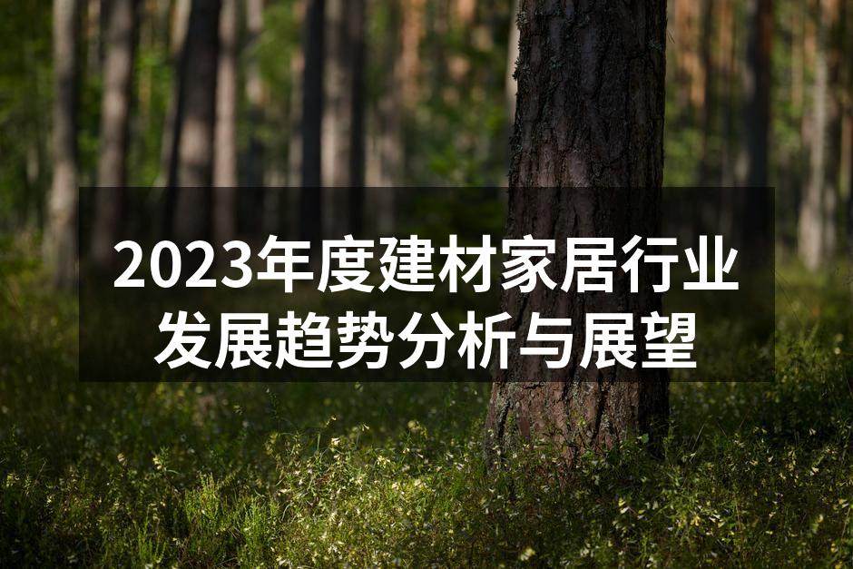 2023年建材家居行业趋势分析会现场